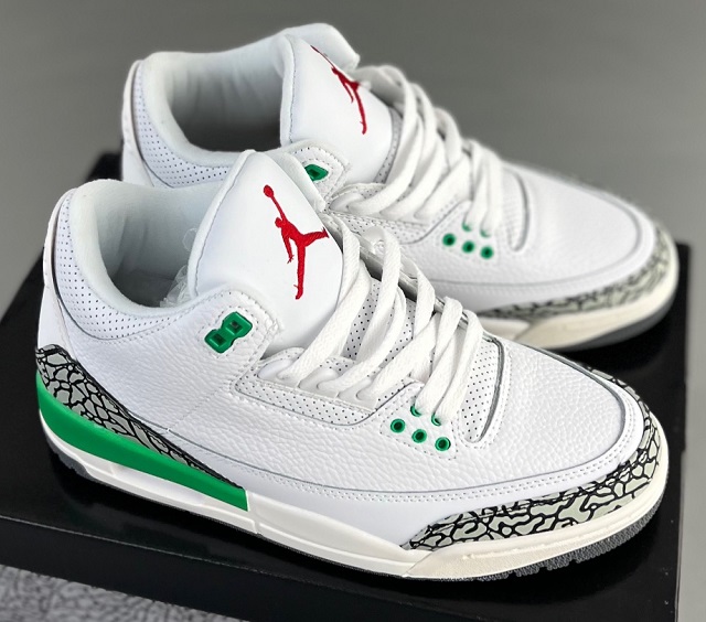 Women Air Jordan 3 Lucky Green